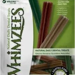 Whimzees 六角星形小型犬經典潔齒骨- 每包24+4支混色