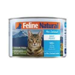 貓罐 - 牛肉盛宴 | 單一蛋白 | Feline Natural 紐西蘭天然貓罐頭