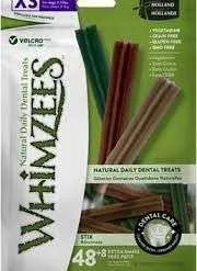 Whimzees 六角星形迷你型犬經典潔齒骨- 每包48+8支混色