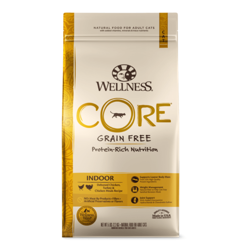 天然無穀物 - 成貓糧 - 室內貓 - 雞肉配方 | Wellness CORE 系列