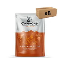[原盒8包] 鮮肉滋味包 - 幼貓配方 - 雞肉 - 85g | Canagan 原之選