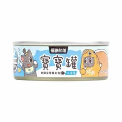 寶寶無膠主食罐 - 比目魚 82g｜怪獸部落