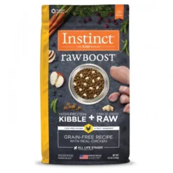 雞肉全犬配方 | Instinct 本能 rawBOOST 無穀物混凍乾生肉粒系列狗糧