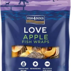 純魚皮蘋果卷 | Fish4Dogs 小食系列