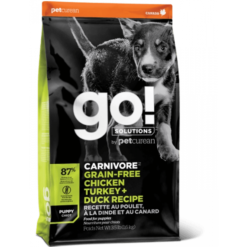 GO! SOLUTIONS™ 活力營養系列 無穀物雞肉+火雞+鴨肉幼齡狗糧配方