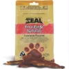9421019150141 <div>
<div>
<div id="productDescription" class="productGeneral biggerText">
<p><strong>ZEAL© </strong>dog treats are made from 100% free range New Zealand meat, fish and seafood, a tasty & healthy source of nutrients.</p>
<p><strong>Zeal – Dried Hoki Fish Skins</strong><br />
Slow oven dried Hoki Fish Skins. 100% pure natural treats , excellent for cats and training aids for dogs that are high in protein and low in fat. New Zealand handmade.</p>
<p><strong>Ingredients:</strong><br />
100% Dried New Zealand Hoki Fish Skins</p>
<p><strong>Guaranteed Analysis per 100g :</strong><br />
Protein 75.0g /100g, Fat SBR 12.8g /100g, Moisture 7.3g /100g, Ash 4.4g /100g, Fibre 0.5 /100g</p>
</div>
</div>
<div>避免陽光直射及陰暗潮濕處,開封後請盡快食用,並且存放冰箱冷藏。</div>
<div></div>
<p> </p>
<div>請勿在激烈運動後食用;請主人在旁監視確認您的寵物有確實咀嚼,避免寵物直接吞食以免造成傷害。</div>
</div>
<p>所有由 The Natural Pet Treat Company Limited 生產的產品均有<br />
由紐西蘭食物安全局和農業部發出的衛生合格證明書。<br />
只有由食材採購到生產廠房及過程均合乎嚴格衛生要求才<br />
可獲頒品質保證書。</p>