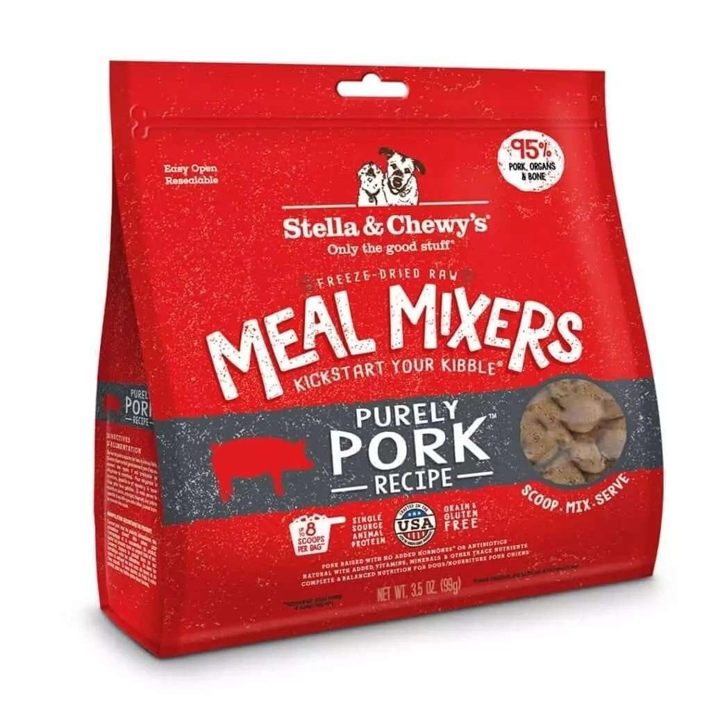 豬全部都係豬(豬肉配方) | Stella & Chewy’s Meal Mixer 凍乾生肉狗糧粒粒乾糧伴侶