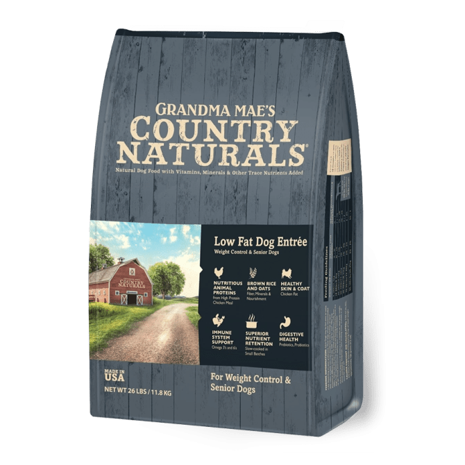 雞肉糙米低脂高纖配方 Low Fat Formula | Grandma Mae's Country Naturals 美國高肉量配方狗糧系列