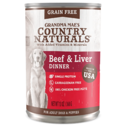 無添卡無穀物狗罐頭系列-無穀物牛+肝狗罐頭｜ Grandma Mae's Country Naturals