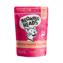 三文魚、雞肉、草飼牛 | Meowing Heads 英國成貓濕包