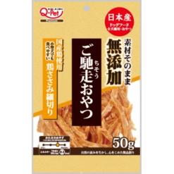 (日本直送) Q-Pet 無添加國產雞柳肉乾 - 切絲 50g