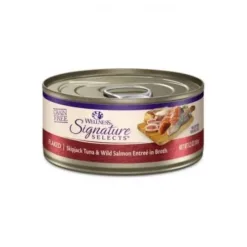貓罐 – 吞拿魚塊伴三文魚 | Wellness Signature Select FLAKED