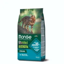 【貓乾糧】 無穀物吞拿魚 1.5kg - 成貓配方 | 絕育貓 | Monge Bwild 無穀物野生肉類配方
