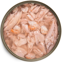 Alternative view of 肉絲罐頭 - 吞拿魚、蝦 - 貓狗適用 - 70g | Kakato 卡格