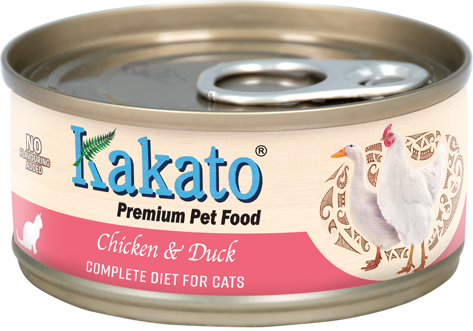4897031657626 雞肉、鴨肉 70g | Kakato 卡格全營養貓罐頭