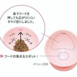 ■以「不分寵物的種類、容易食用」作為理念，可自由調整角度的餐具！ ■容量是適合小型犬〈貓〉使用，前低後高符合寵物推土機式進食習慣， 不易破裂，安全、乾淨的餐具。 ■有重量彈性防滑底座不用邊走邊吃。 ■優質的聚丙烯材質，質地純淨天然無毒，耐磨耐咬易清潔。 材質： 本體：聚丙烯 座台：人造橡膠 ■2種顏色可選 櫻花粉 牛奶白 適用對象：犬貓適用 商品規格： 容量約250ml 寬160×高105×深度170(約mm) ※高度根據角度不同而改變。