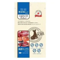 【日本製】日川 Pure Value 5 犬用無添加純肉泥 - 綜合海鮮 13g x 4