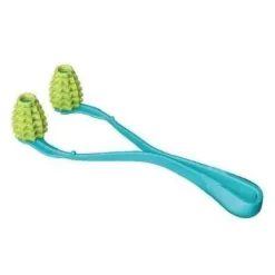 專屬狗狗用的舒適滾輪按摩。 可對身體的任何部位進行按摩，如面部，背部和臀部。 感覺像是被主人的手撫摸。 符合人體工學手柄。