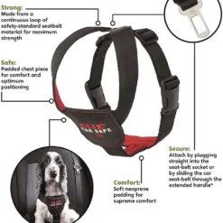<ul> <li>榮獲專利的狗用安全帶 ,可提供安全及舒適的車程外 ,還可用作胸帶使用</li> <li>胸部“ X ”設計可固定最佳位置,不易移位</li> <li>採用安全標準的安全帶材質製成</li> </ul>