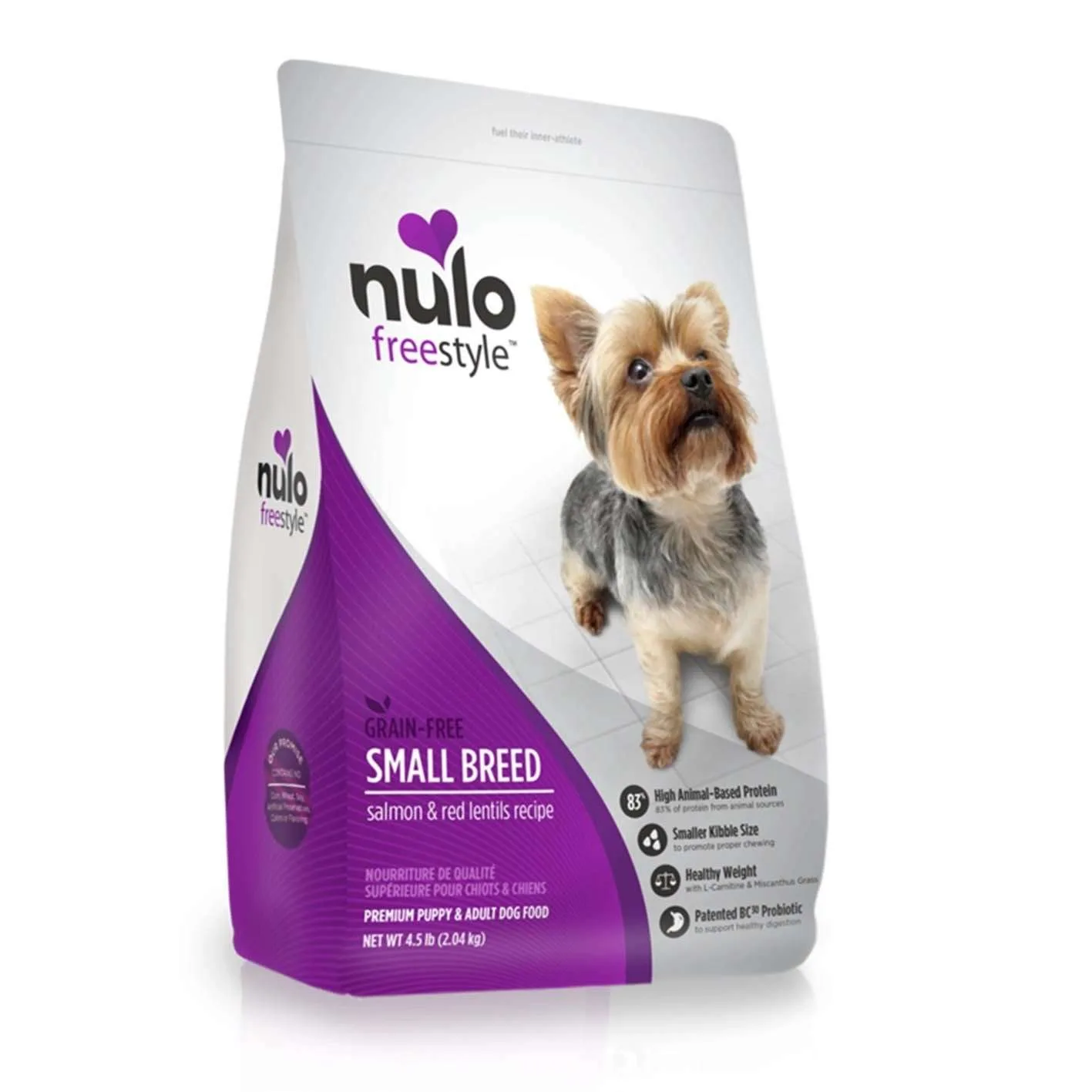 三文魚 小型犬配方 | Nulo Freestyle Grain Free 專利益生菌狗糧