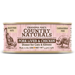 無添卡無穀物主食罐 - 豬肝雞肉醬煮配方 5.5oz｜ Grandma Mae's Country Naturals