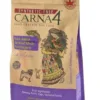 超級食品超級食物有機發芽種子每粒種子都擁有大量營養素,是植物生長發育的源點,大自然會鎖住營養直到種子發芽,準備好成長,CARNA4獨特配方使用新鮮發芽的「美國農業部有機認證」扁豆種子,大麥種子和亞麻籽令您的寵物獲得更佳養分。 發芽種子 <ul> <li>分解抗營養物質如植酸,此物質會防止你的寵物吸收植物或種子的營養。</li> <li>提高種子中的可用的維他命,礦物質和其他營養素。</li> <li>達有效水平的Omega-3和增強可用之營養素可改善寵物健康,活動性能量和活動性。</li> </ul> CARNA4有機發芽種子的8大好處 <ol> <li>增加抗氧化劑,如維他命C和E,高達9,600%,幫助寵物對抗致癌自由基</li> <li>發芽亞麻籽含有極高奧米加3,可減少關節炎影響並提供其致癌自由基他健康益處</li> <li>預防胃部不適,緩解胰腺的壓力,減少腸道氣體,更會改善整體消化功能</li> <li>有利益生菌或「良好的細菌」生長。幫助寵物消化道清潔健康</li> <li>增加可溶性纖維,同時可減少不溶性纖維高達50%,幫助毒素更有效地排出寵物身體</li> <li>較少碳水化合物和單純卡路里</li> <li>低麩質,低血糖水平-適用於有血糖問題和糖尿病的寵物</li> <li>抑制由穀物中的真菌產生的可致癌物質Aflotoxins,避免疾病</li> </ol> 不含合成營養 來自天然食物的營養素,如維他命礦物質或益生菌,比合成的謍養素更為有效及穩定。舉例,天然益生菌適應天然宿主(如CARNA4的發芽種子)的培育,這使益生菌更加穩定。   <ul> <li>人工培養的益生菌,在外部環境非常不穩定,從實驗室或工廠生產後會迅速減少。</li> <li>部份寵物食品在生產過程中使用極端加熱,壓力和蒸汽時高達90%的合成維他命會被破壞。</li> <li>即使在處理過程後加入的維他命如維他命A,它們每月可流失高達30%</li> </ul> 快速烘焙風乾 大部份乾糧使用高溫加壓處理方法來生產,這個過程不但會使營養流失更會減低適口性。 傳統生産方法亦會產生大量的自由基,它們可損害食物的分子結構並導致早期腐臭。如果寵物攝入,這些自由基會攻擊牠們的細胞,萬一達到不自然的高水平,會加速損傷,導致嚴重的疾病,如關節炎,並導致癌細胞生長CARNA4僅會在短時間和中等溫度(195°F / 90°C)下加熱一次,以消除可能存在於CARNA4成分中的致病病原體(如沙門氏菌)。與此同時,CARNA4亦以低溫和短時間的烘烤/風乾程序,保存寵物所需的天然益生菌,酵素和營養素以及美味口感,因此CARNA4的適口性也非常高。 成分 鴨肉,豬肝,雞蛋,有機發芽大麥種子,鯡魚,蠶豆,紅薯,有機發芽亞麻籽,有機發芽扁豆,有機發芽豌豆,土豆澱粉,蘋果,胡蘿蔔,海鹽,海帶。營養分析 蛋白(最少):29%脂肪(最少):15%纖維(最高):4%水分(最高):10%鈣(最少):1.2%磷(最少):1%