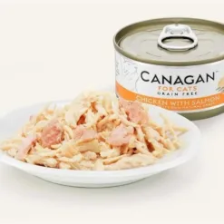 貓咪主食罐 - 雞肉伴三文魚配方 - 75g | Canagan 原之選