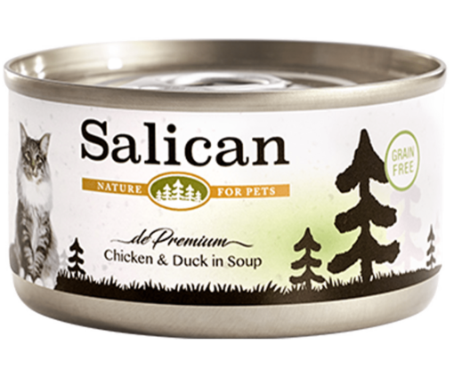 Salican 挪威森林 | 鮮雞肉鴨肉(清湯Soup) | 貓主食罐
