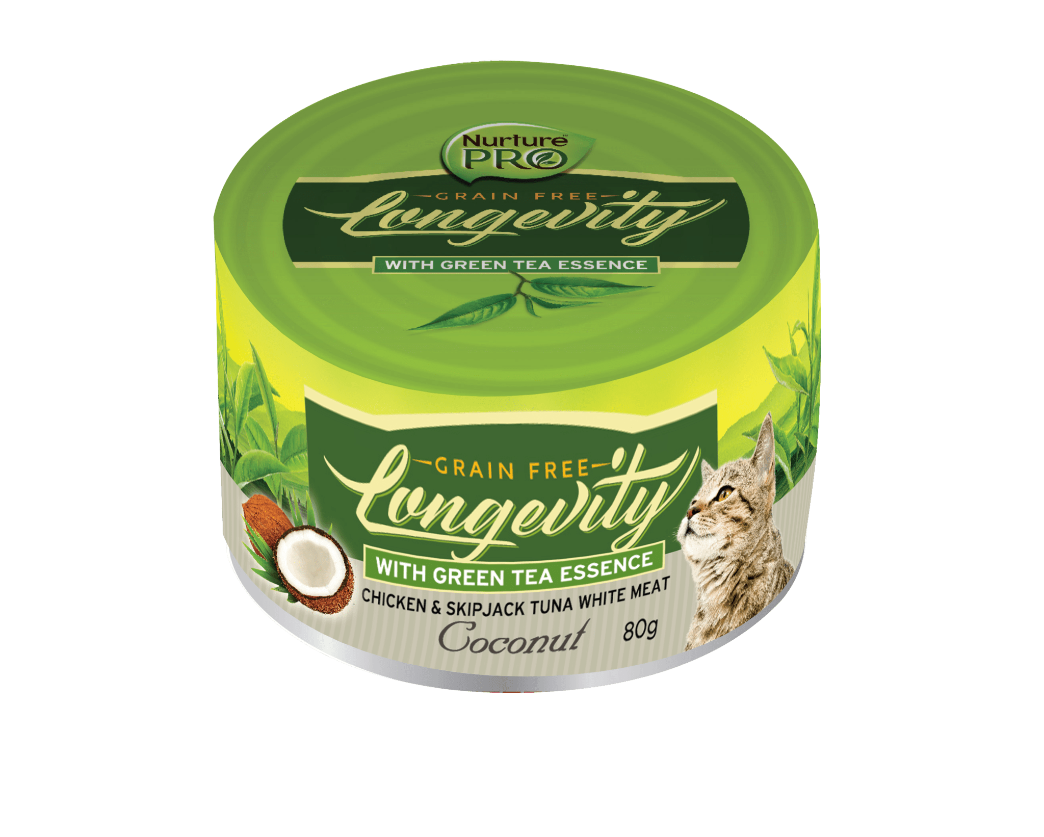 8886432300176 Nurture Pro(天然密碼) | Lysine椰子免疫增強肉絲主食罐 (雞肉+吞拿魚) | 貓水果罐