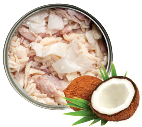 8886432300176 Nurture Pro(天然密碼) | Lysine椰子免疫增強肉絲主食罐 (雞肉+吞拿魚) | 貓水果罐:圖片 2