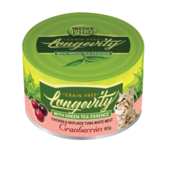 Nurture Pro(天然密碼) | Lysine 小紅莓尿道健康主食罐 (雞肉+吞拿魚) | 貓水果罐