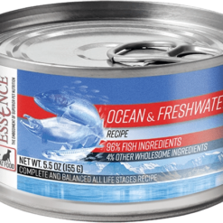 【原箱24罐x5.5oz】貓罐頭 - 藍海精選 (鯡魚、沙甸魚、鯖魚及三文魚) | ESSENCE 非凡 美國純天然鮮肉貓罐頭