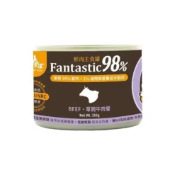 Alternative view of 汪喵星球 貓咪98% Fantastic 無膠鮮肉主食罐 - 草飼牛肉