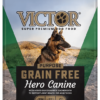 VICTOR 無穀物狗乾糧全犬糧 - 全面健康護理配方 是成長中的幼犬，懷孕和哺乳雌性犬以及身體需求量高的犬隻的絕佳選擇；無穀物防敏配方特別適合對穀物敏感的狗隻食用。VICTOR 無穀物狗乾糧全犬糧 - 全面健康護理配方 滿足 AAFCO 在所有成長階段的狗糧營養所建立的營養水平，包括大型犬的生長（成年時體重不超過70磅）。 <ul> <li>不含穀物的狗對穀物過敏或敏感</li> <li>用高品質的牛肉，豬肉和魚粉製成的營養密集配方</li> <li>非常適合所有生命階段的高強度狗</li> <li>為運動的狗和身體需求較高的狗提供持續的能量</li> <li>優異的消化率有助於減少食物攝入量，從而獲得更高的磅值</li> <li>富含維生素，礦物質，必需脂肪酸，蛋白質和氨基酸</li> <li>配製有我們科學先進，經過驗證的VICTOR核心成分</li> </ul>