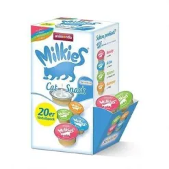 貓貓牛奶杯 - 20杯混合口味 | Animonda Milkies 德國天然低卡貓貓牛奶小食