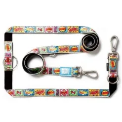 Comic Multi Function Leash XS | Max & Molly 潛水布料頸圈拖帶