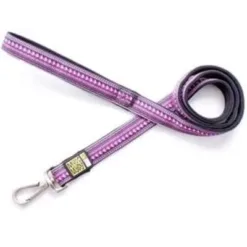 Ethnic Purple Short Leash L | Max & Molly 潛水布料頸圈拖帶