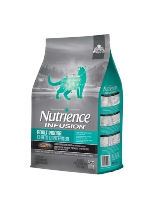 外層凍乾鮮雞肉乾糧 - 室內貓配方 | Nutrience Infusion 加拿大無穀物貓糧