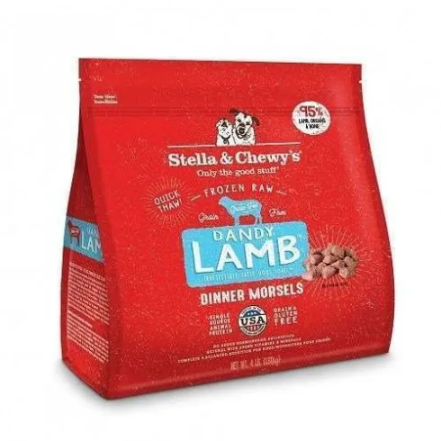 FRLM-4 ❄凍貨❄ 羊羊得意(肉粒) 4lb | Stella & Chewy's 美國急凍生肉狗糧