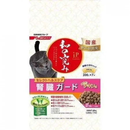 JP 和の究味健康精選  貓腎臟保健乾糧雞肉味 1.4kg｜PETLINE 日清