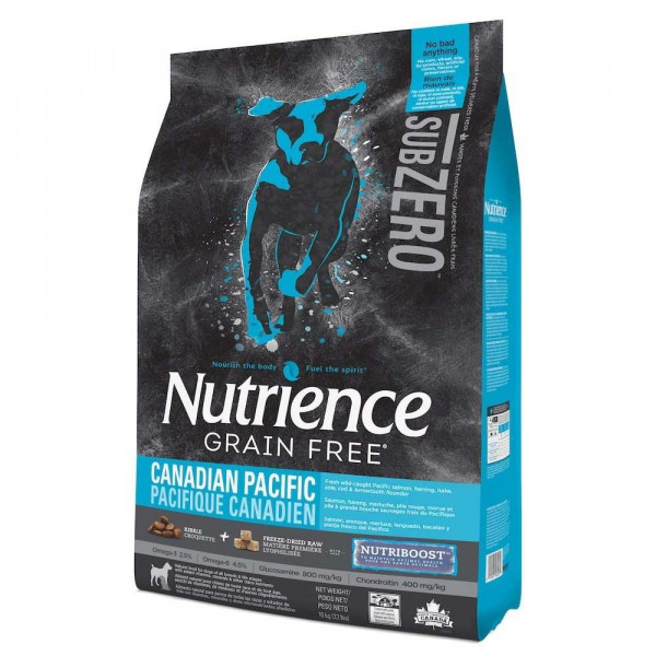 凍乾鮮三文魚、鯡魚+七種魚狗糧配方 | Nutrience SUBZERO 加拿大無穀物全犬糧 | #藍袋狗