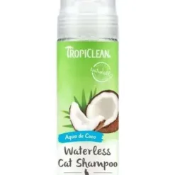 天然椰子油 防燥袪屑免水洗護泡沬 (貓咪專用) | TropiClean 免水洗潔毛系列