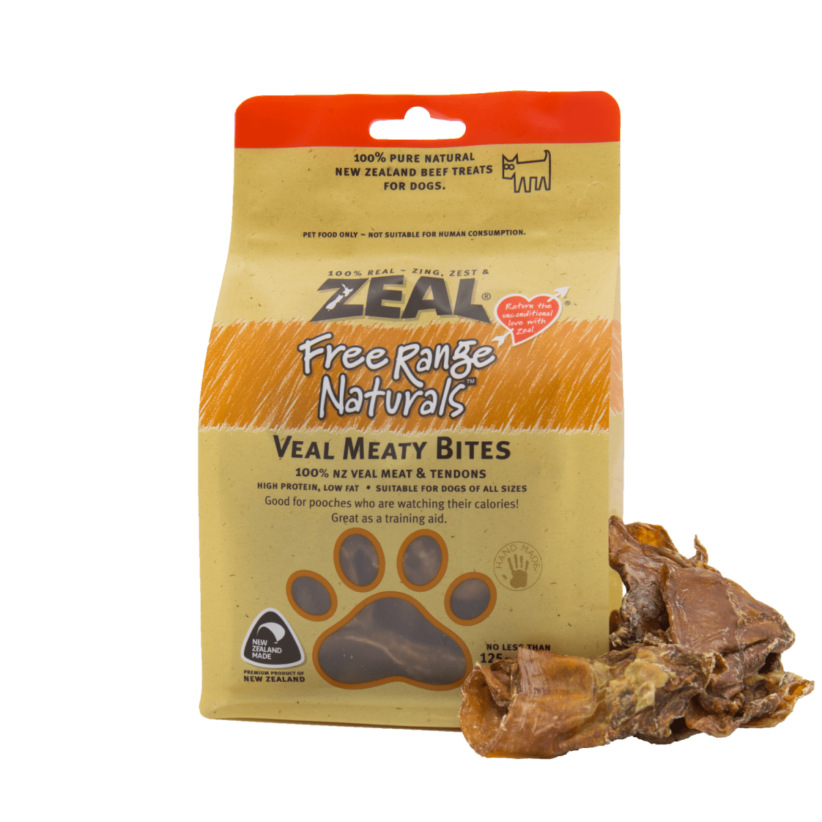 9421019150233 Zeal 紐西蘭牛仔柳 125g | ZEAL | 貓狗零食