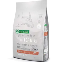 White dogs salmon 無穀物去淚痕美毛 - 低敏三文魚 (小型成犬) 1.5kg | Nature’s Protection 保然