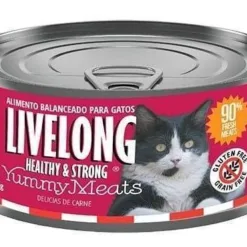 【貓罐頭】 滋味肉羊豬鹿肉 Yummy Meat - 全貓配方 | LIVELONG Healthy & Strong 美國無穀無麩鮮肉貓罐