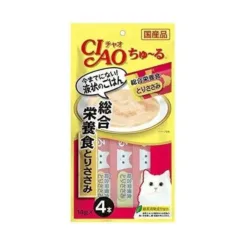CIAO 超奴 綜合營養食 雞肉醬 4條