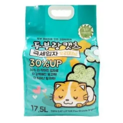 豆腐與貓 – 超凝結豆腐砂幼條1.5mm(綠茶) 17.5L