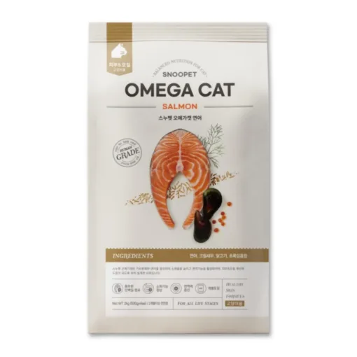 SNOOPET OMEGA CAT 全貓糧 - 三文魚、磷蝦、紅參 (皮膚及毛髮護理配方) 2kg