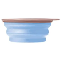 一個方便的抗菌折疊碗，可以在任何地方使用。 使用登山扣和 PET 瓶架，供水很容易。 也適用於散步期間的中暑措施。 【尺寸】 大約 130 x 130 x 55 毫米