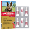 【訂貨約3星期】中型犬10-25公斤配方 (1盒6枝) - Bayer Advantix 益百分®系列三合一犬用殺蚤滴劑